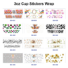oly-579eb1c181c3319d6719e36f9835d104 Wholesale 8pcs Boho Floral 3oz Cup Stickers Wrap