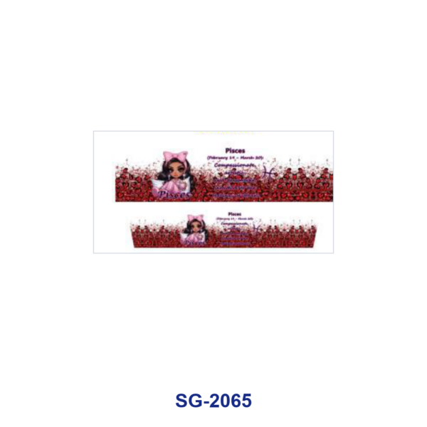 oly-57b547bc0d37eaa8958df64951e84022 Wholesale 8pcs Mixed Zodiac Horoscope Girl Print 3oz Cup Stickers Wrap OLY Exclusive