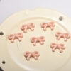 Wholesale Pink Macaron Bow Stars DIY Phone Charm Beads Plastic Resin Fashion Accessory for Resale