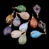 Wholesale Quartz Teardrop Tree of Life Pendant Necklace Fashion Jewelry Accessory