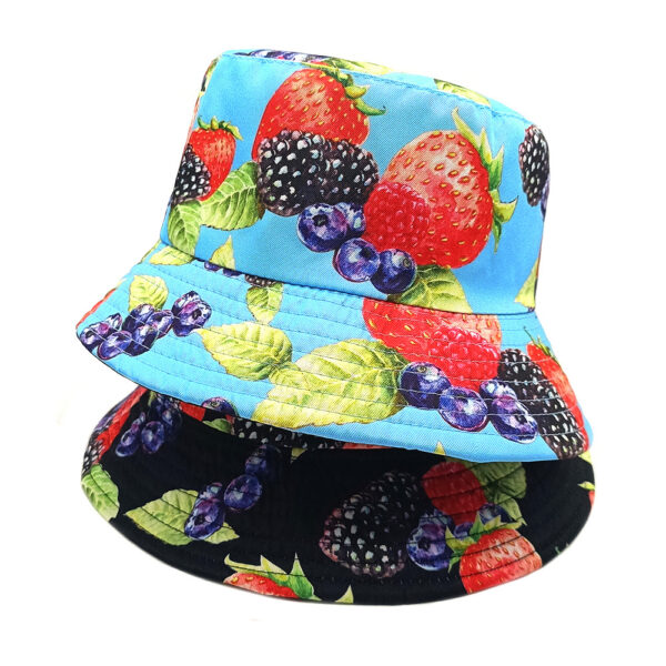oly-57fd8c1820f0b08234b1abaf8f8a9604 Wholesale Strawberry Print Fisherman Hat Summer Fashion Accessory Gift