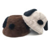 Wholesale Fluffy Furry Bucket Hat with Puppy Ears Winter Warm Thick Hat for Women Chic Casual Accessory