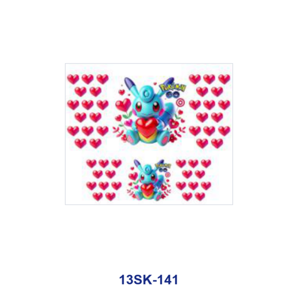 Wholesale 8pcs Valentine Love Design Mini Cup Keychain Sticker