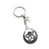 Wholesale Retro Snake Round Keychain Decorative Zinc Alloy Car Key Accessory Gift