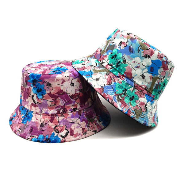 Wholesale Stylish Reversible Floral Bucket Hat Sun Hat for Travel Vacation Fashion Accessory Gift