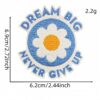 oly-5851c7a6fad6faff8ddb74f724bffc6d Wholesale Fashion Blue Embroidered Patch Positive English Iron-On Badge Decorative Accent for Clothing Bags Resale