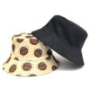 Wholesale Stylish Double Sided Printed Bucket Hat with Alphabet Design Sun Protection for Outdoor Unisex