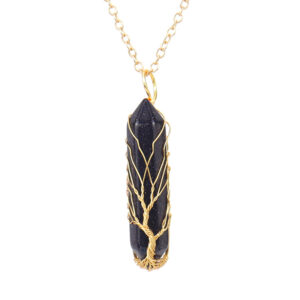 golden blue crystal