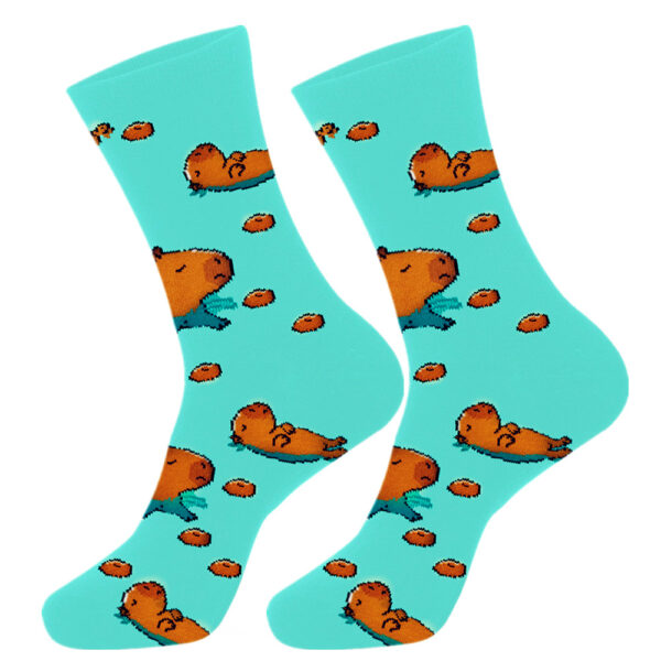 Wholesale Capybara Jacquard Socks Fashion Casual Unisex