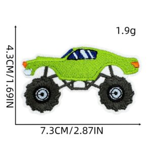 Cartoon car cloth stickers 11#