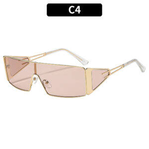 C4-gold frame champagne slices