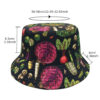 Wholesale Chic Double Sided Fisherman Hat Vegetable Pattern Sun Protection for Men Women