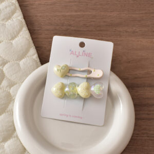 16#yellow 4 love duck clip-2pcs