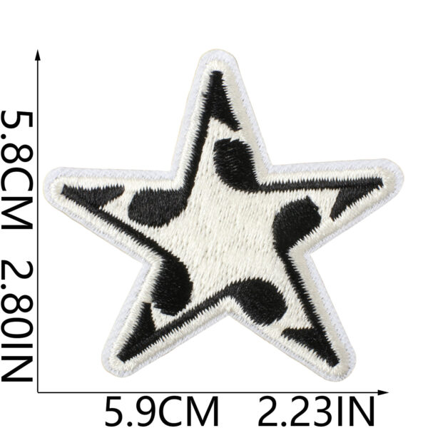 oly-58a4e51222662159b2c7b1127bdda790 Wholesale Polyester Thread Embroidered Patch Musical Note Decorative Accent for Clothing Repair and DIY