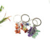 oly-58c3d2aefd5cadf57de18d968bf7b2dd Wholesale Pastoral Style Irregular Crushed Stone Keychain Pendant Bag Charm Fashion Accessory Gift for Friend