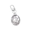 Wholesale Vintage Distressed Zinc Alloy Keychain with Crescent Moon and Starfish Design, Trendy Bag Charm