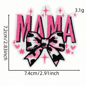 Mama letter cloth sticker 8 #