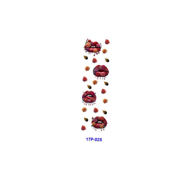 oly-59063518eebe8c3bc70c2d91f3def2e0 Wholesale 2/8/16pcs UV DTF Stickers Lips Halloween Floral Elements Packs of Suitable for Pens and Bookmarks