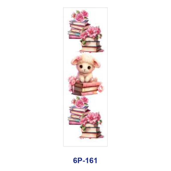 Wholesale 2/8/16pcs UV DTF Stickers Cute Forest Animal Book Rose Print Pen and Bookmark Stickers