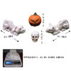 Wholesale Halloween Pumpkin Skeleton Cat Resin Ornament Garden Decor Gift