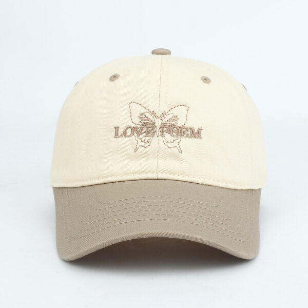 oly-592188800741695c74eec27ad19ea61c Wholesale Butterfly Embroidery Baseball Cap Trendy Unisex Casual Adjustable Hat for Daily Wear