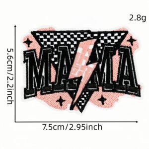 Mama letter cloth sticker 7 #