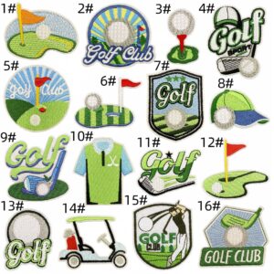 Golf cloth patch set 16 pieces