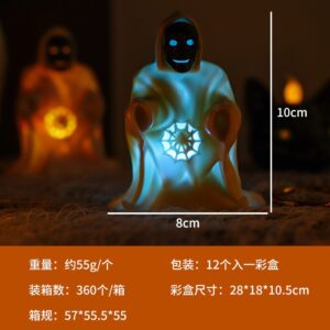Glowing white death lamp