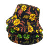 Wholesale Floral Rhinestone Double Sided Bucket Hat Sun Protection Casual Fashion Accessory Gift