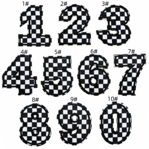 Checkerboard Number Patchwork Set (10 Pieces)