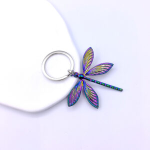 Colorful Dragonfly Keychain C