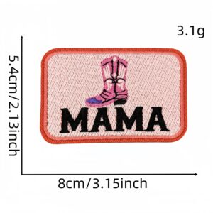 Pink english cloth sticker 6#