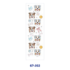 Wholesale 2/8/16pcs UV DTF Stickers Smile Dog Mushroom Pumpkin Ghost and Cartoon Print Pen and Bookmark Stickers