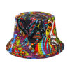 Wholesale Stylish Cartoon Bucket Hat Men's Mushroom Face Pattern Sun Protection Resale Accessory
