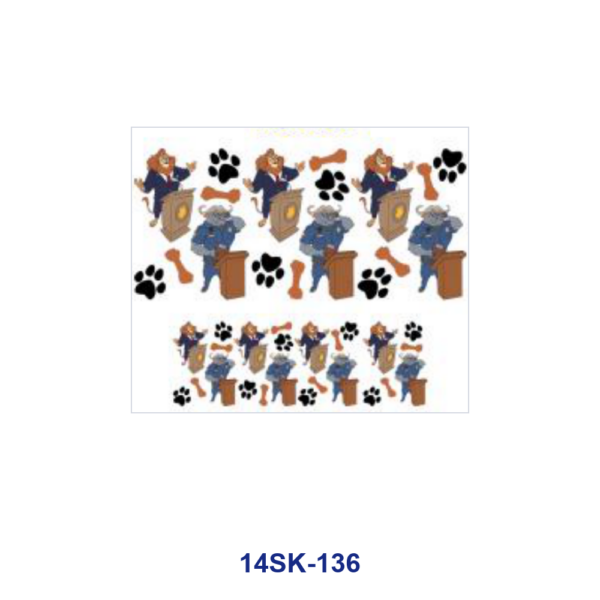 oly-59f1fc4d3508597897810b8a4651a1c6 Wholesale 2/4/8pcs Cute Character Pattern Mini Cup Keychain Sticker OLY Exclusive