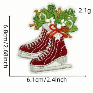 Christmas cloth stickers 24 #