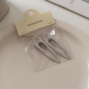13# wave drops-Silver-brushed -5.5cm