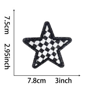 Hot melt glue*black*five-pointed star