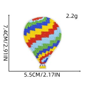 Hot air balloon cloth sticker 13#