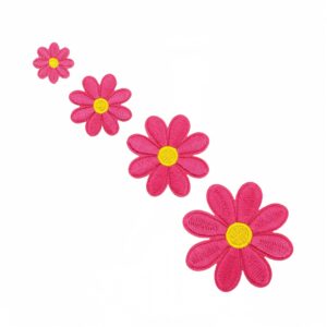 Rose red combination cloth patch 9 #