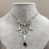 Wholesale Fashion Moon Pendant Necklace Zinc Alloy Stainless Steel Jewelry Accessory for Resale
