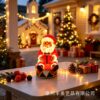 Wholesale Glowing Santa Claus Christmas Ornament Night Light Home Decor Gift