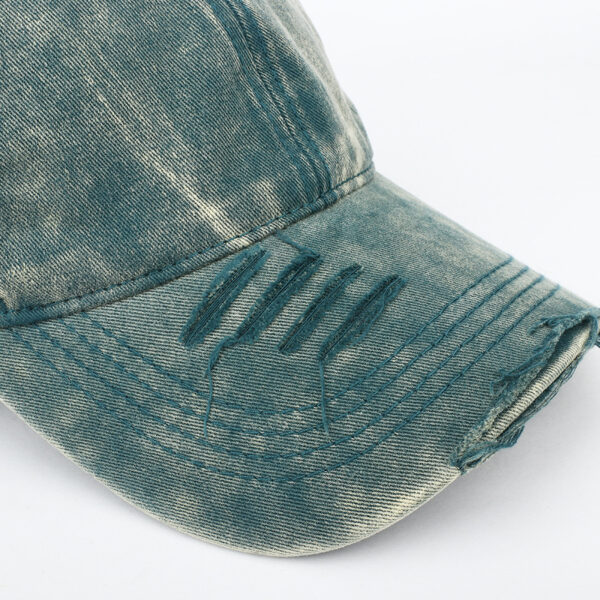 oly-5a4d830e8011e5b06191fc6636c29891 Wholesale Washed Distressed Denim Baseball Cap Korean Street Style Unisex Everyday Gift