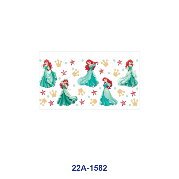 oly-5a4dc6a09023f81e56a45ab7f7569e9f Wholesale 5pcs Soft Pastel Dreamy Watercolor Fairy Tale Gown Maiden Ocean Fantasy Water Spirit Figure Starfish Tropical Fish Bubble Bow Crown Shell Mixed Decor Prints 16oz Cup UV DTF Wraps OLY Exclusive