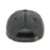 oly-5a5abce18f4e4c32400a15d6790fe730 Wholesale Retro Equestrian Style Short Brim Baseball Cap Washed Solid Black Boutique Resale