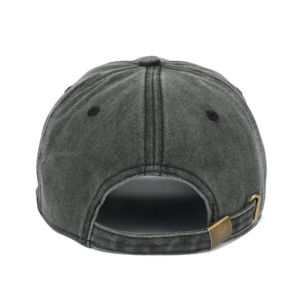 oly-5a5abce18f4e4c32400a15d6790fe730 Wholesale Retro Equestrian Style Short Brim Baseball Cap Washed Solid Black Boutique Resale
