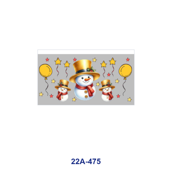 oly-5a605d297eda3a95ed4a5d86116bcc28 Wholesale 5pcs Winter Christmas Snowman Multi Style Mixed Decor Prints 16oz Cup UV DTF Wraps