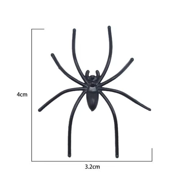 Wholesale Colorful Plastic Spider Decorations for Halloween Party Resale Supplies