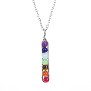 White K 7 Colored Beads
