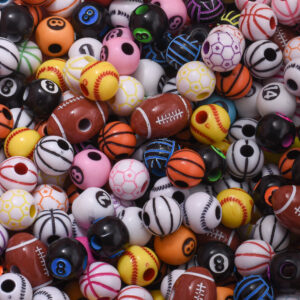 Wholesale Ball Mix Acrylic Beads for DIY Phone Charm and Bag Charm Accessory Gift